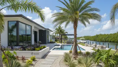 Cape Coral FL landscaping service providing professional lawn care and yard maintenance