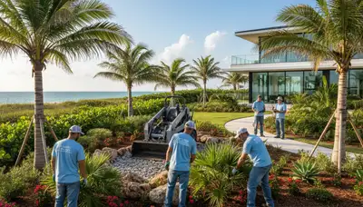 Cape Coral, FL landscaping service for residential lawn care and landscape maintenance