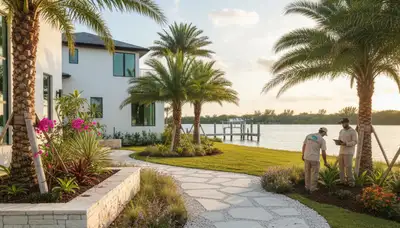 Cape Coral, FL landscaping service for residential lawn care and yard maintenance